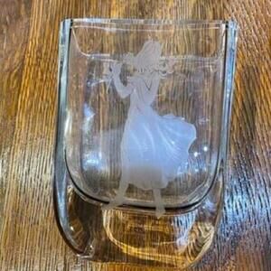 SEA of Sweden Handmade Etched Vase - Girl with Flower